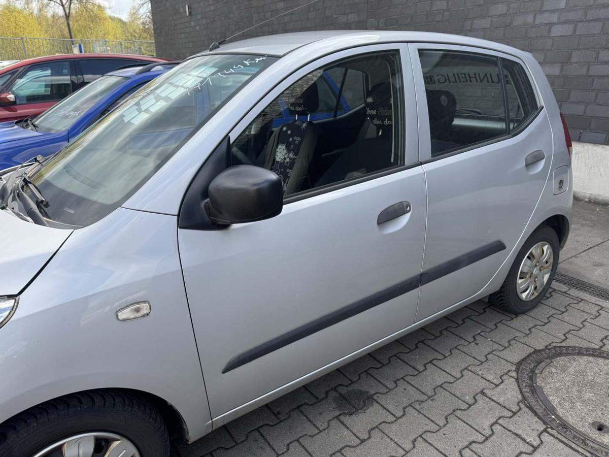 Hyundai I10 PA original T&uuml;r vorn links HD Sleek Silver Rohbau Bj.2010